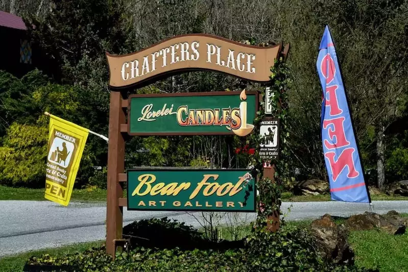 visiting the Arts and Crafts Community is one of the top non tourist things to do in Gatlinburg