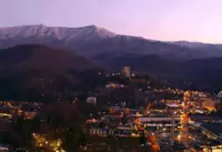View from Lights Over Gatlinburg at SkyPark at Night