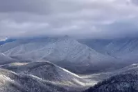 Enjoying the snow covered mountains is one of the best things to do in Gatlinburg TN in January.