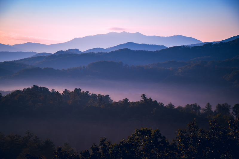 foggy smoky mountains
