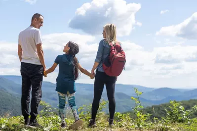 family in the smokies