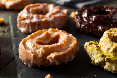 variety of old fashioned donuts