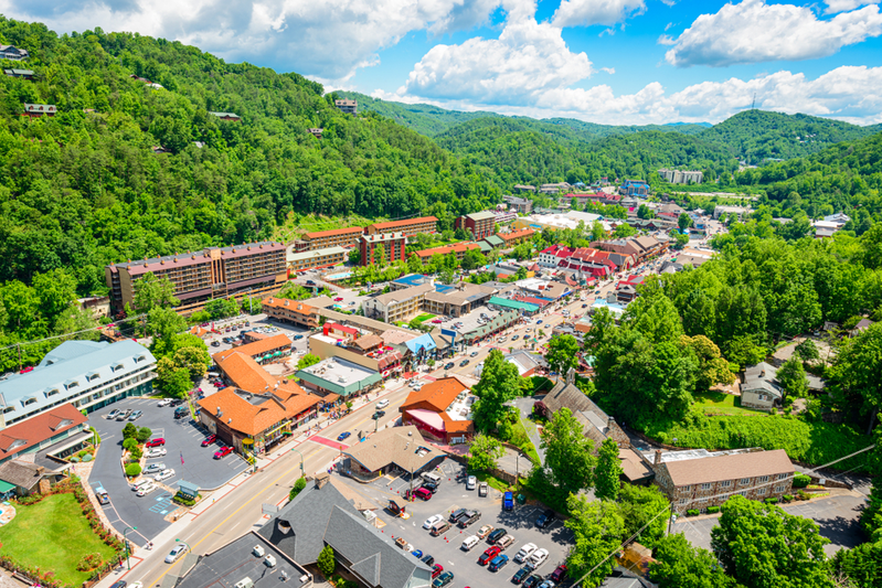 downtown Gatlinburg