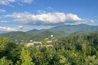 daytime at Gatlinburg Scenic Overlook