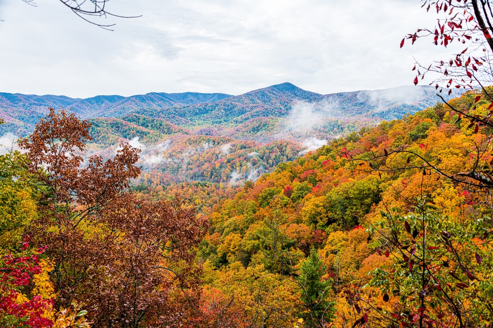 Wears Cove entrance to the Great Smoky Mountains National Park