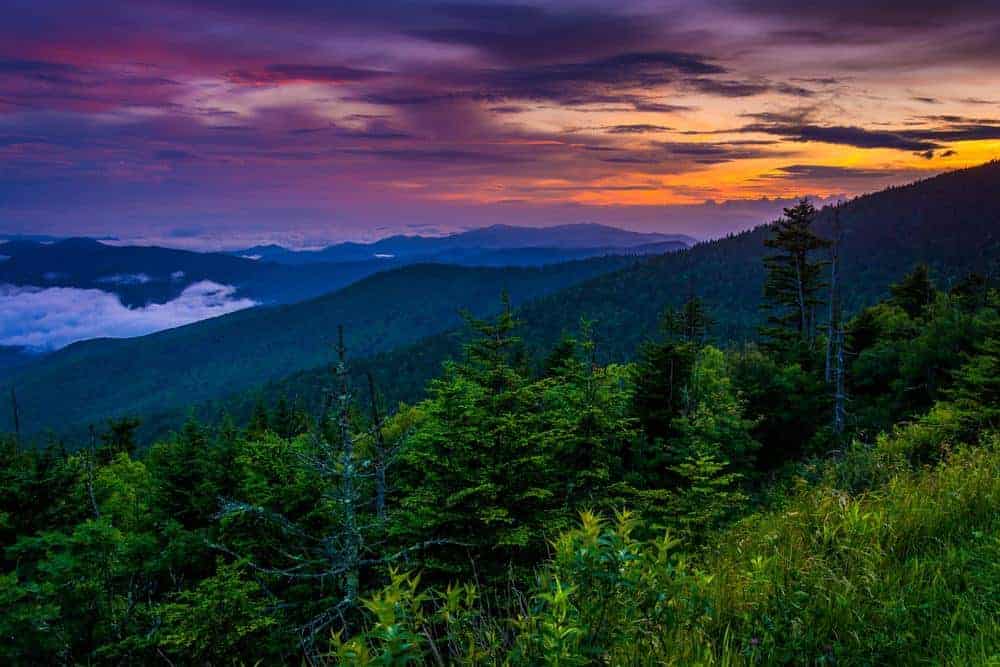 7 Der Besten Orte Um Einen Sonnenuntergang In Den Smoky Mountains Zu