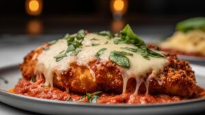 chicken parmesan on plate