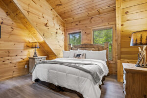 Second king bedroom, shares Jack-and-Jill bathroom with bunk room