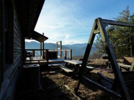 Winter Grilling Area View