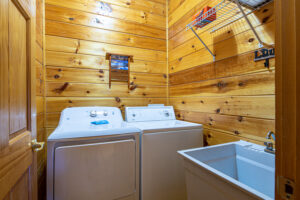 Laundry room on lower level