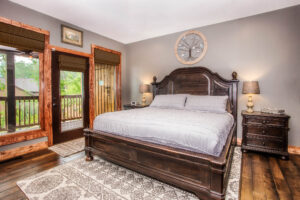 master bedroom with king bed