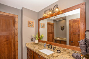 upstairs bathroom with separate tub/shower